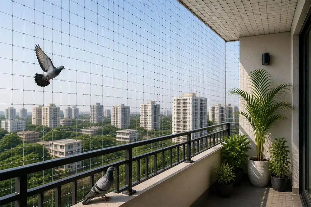 Pigeon nets for balcony icon