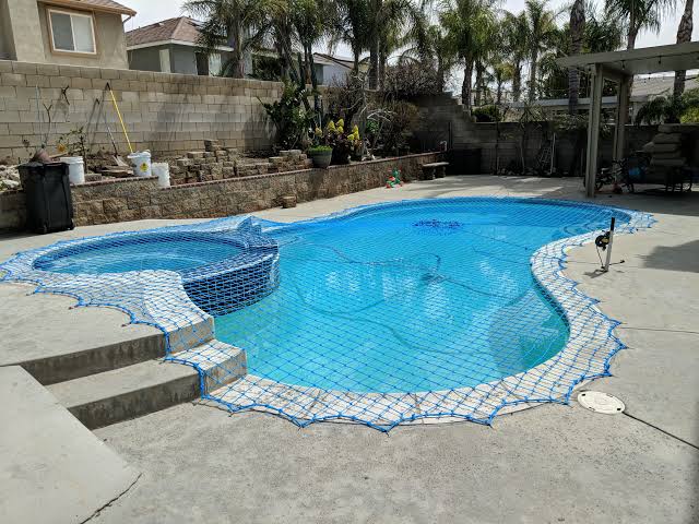 Swimming pool safety net installation in Hyderabad